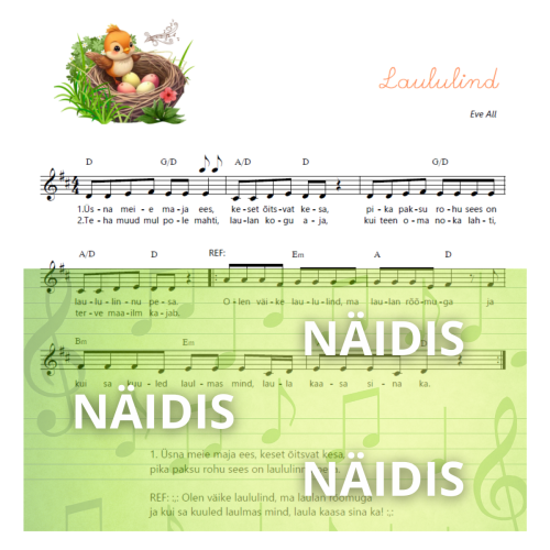 Laululind-NAIDIS